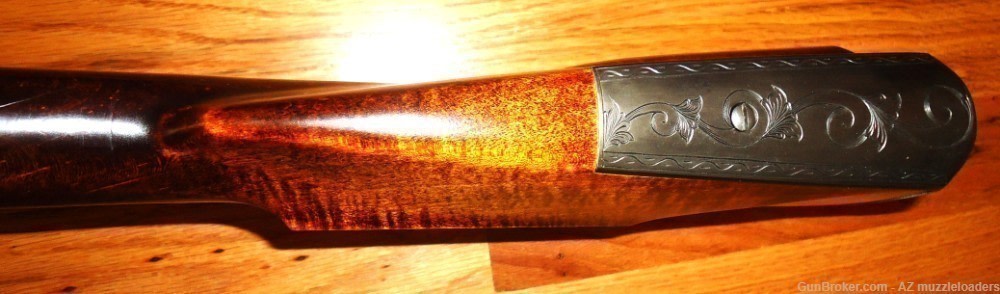 Matt Avance Christian's Spring  50 Cal Flintlock rifle, Engraved, Swamped-img-13