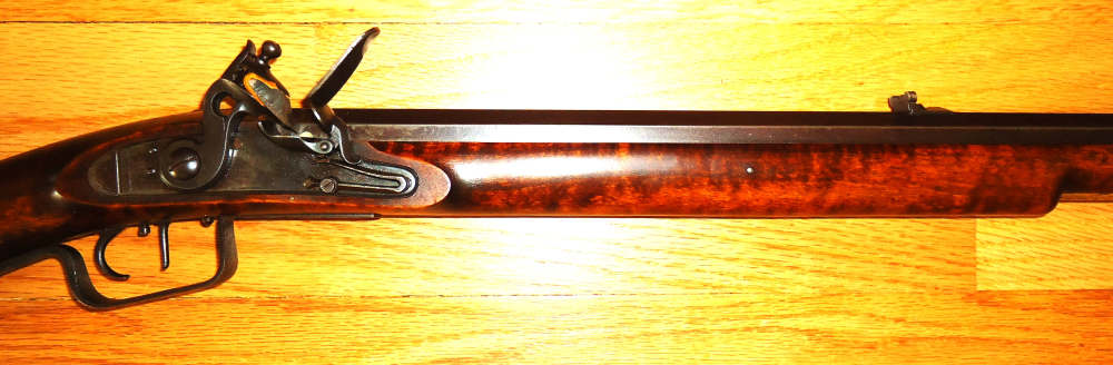 Southern Mountain Poor Boy Flintlock Rifle in 34 cal, Tapered Barrel, Maple-img-3