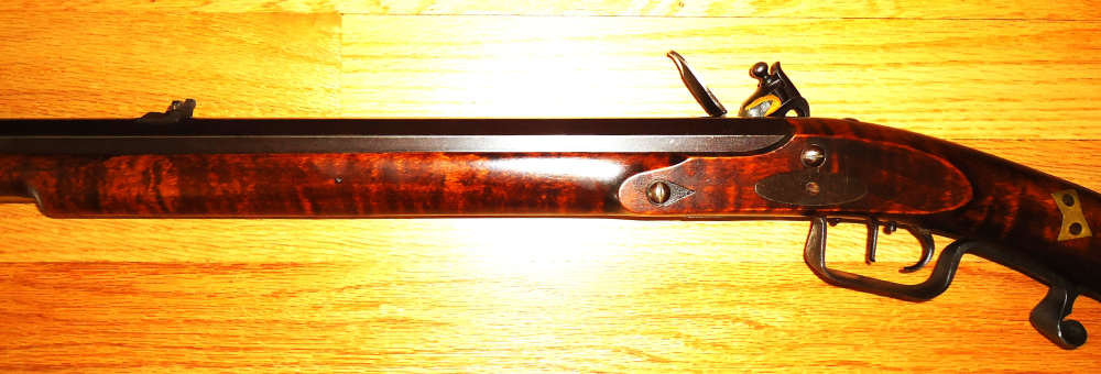 Southern Mountain Poor Boy Flintlock Rifle in 34 cal, Tapered Barrel, Maple-img-6