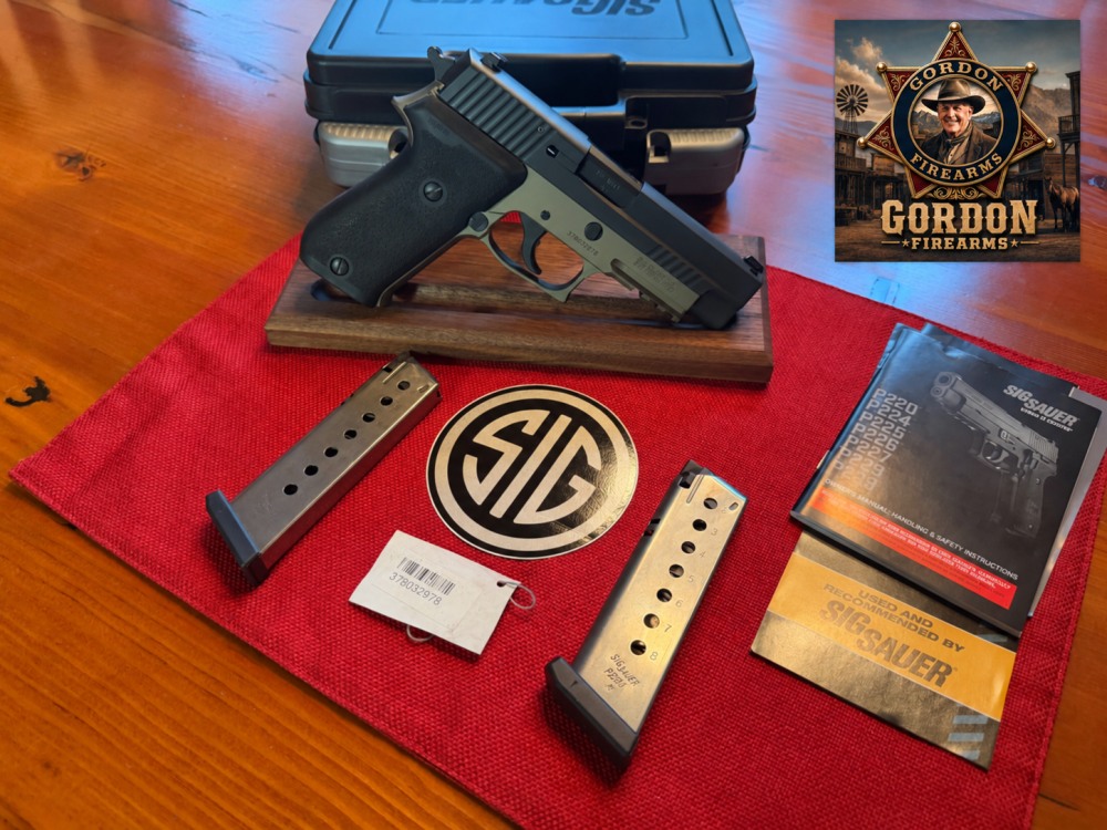 SIG SAUER P220 COMBAT .45 ACP • 220PR-45-DB • FDE TWO-TONE 2 MAGS -img-1