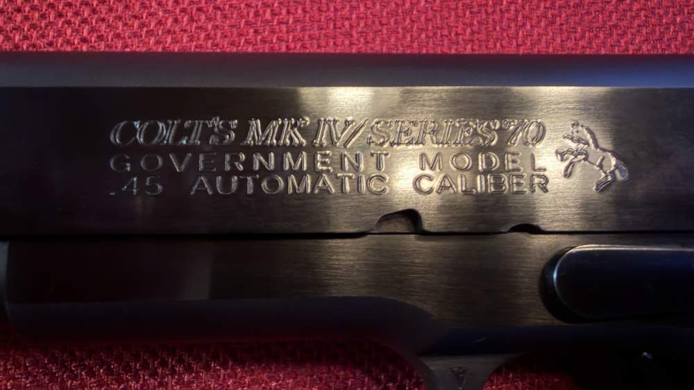 COLT MK IV/SERIES 70 GOVERNMENT MODEL .45 ACP COLT CUSTOM SHOP O1970A1CS-img-6