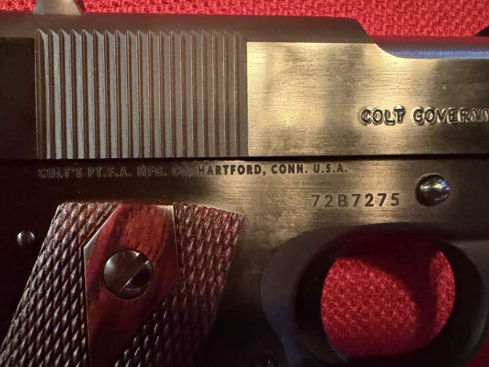 COLT MK IV/SERIES 70 GOVERNMENT MODEL .45 ACP COLT CUSTOM SHOP O1970A1CS-img-8