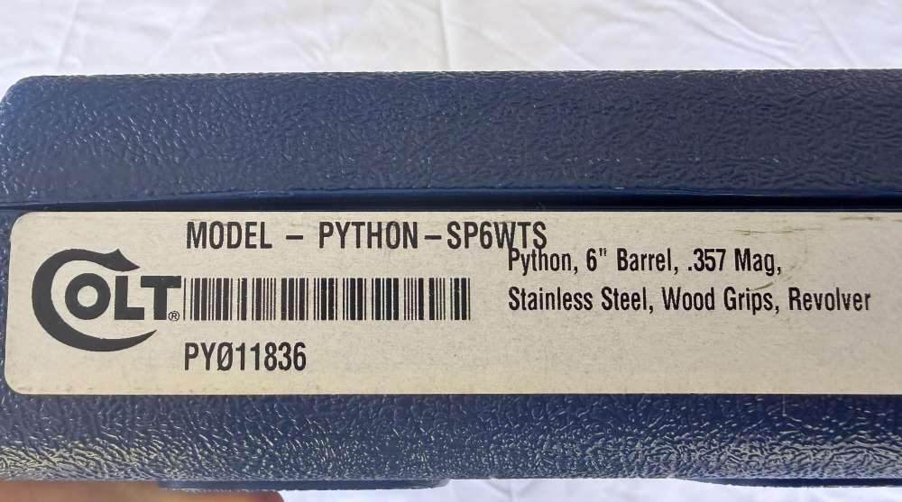 2020 COLT Python .357 - NIB - Never Handled!-img-7