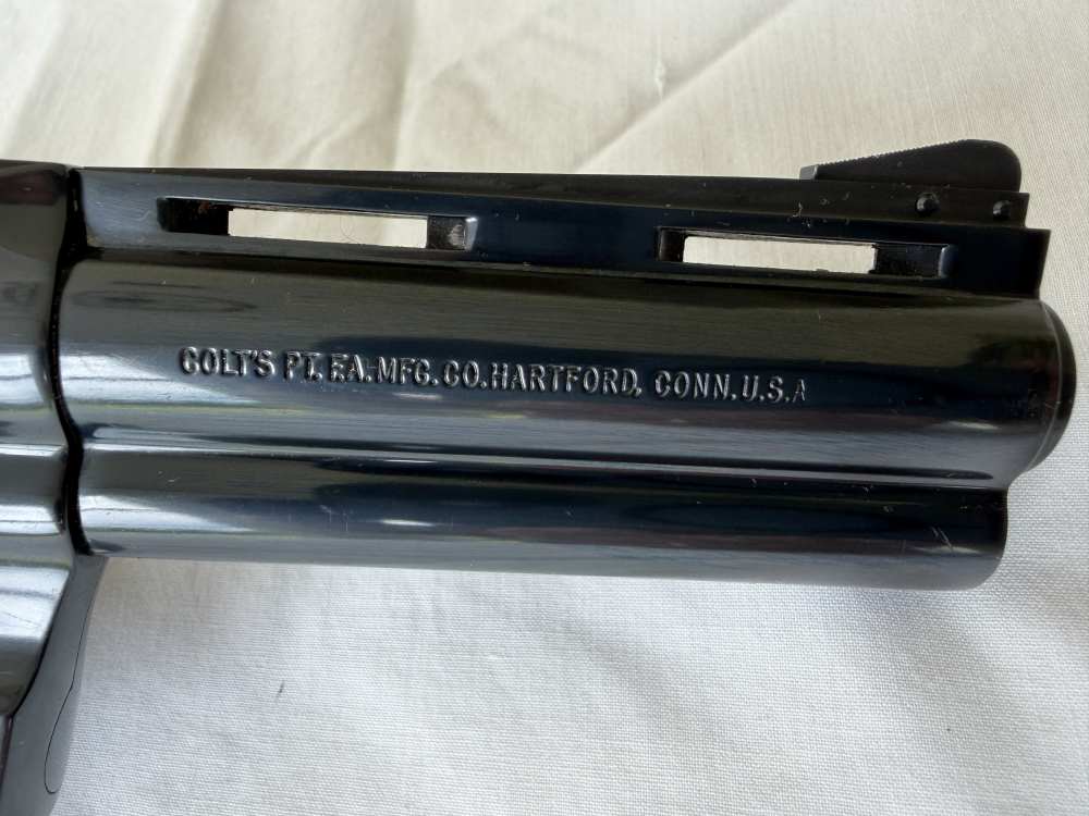 1980 Colt Python .357 - Blue with 4" Barrel  *Excellent 1st Gen*-img-3