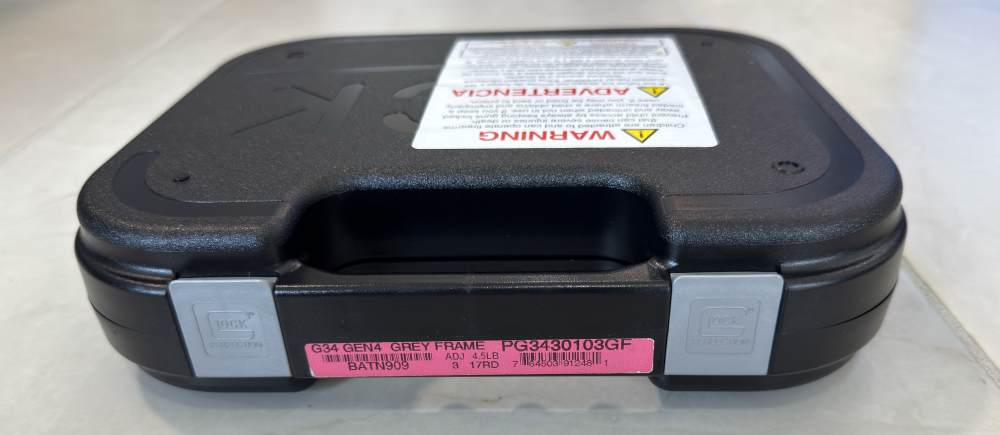 Glock 34 G34 Gen4 factory grey frame -Excellent Condition--img-5