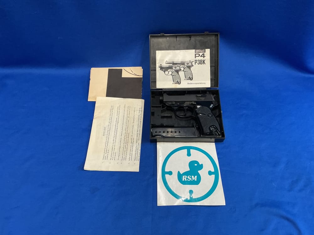 USED Walther P38-K (Kurz) 2.8” RARE only 2600 made 9mm Mfd 1977 501685 R-img-0