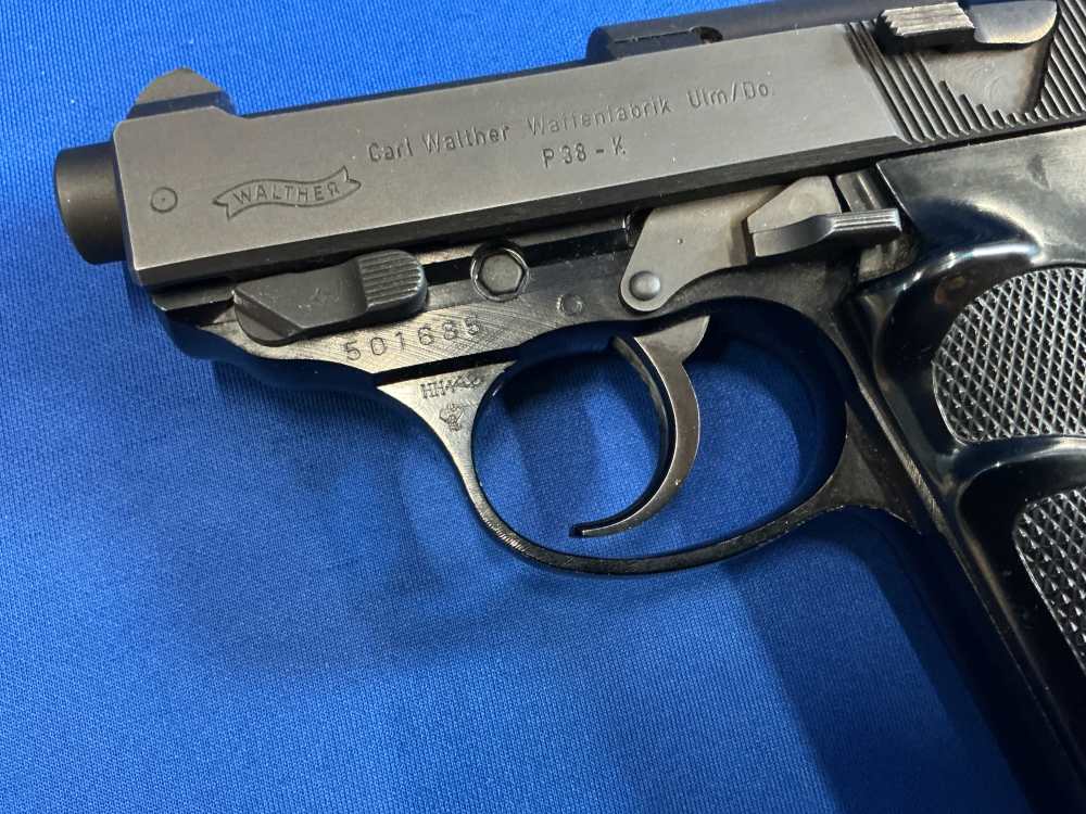 USED Walther P38-K (Kurz) 2.8” RARE only 2600 made 9mm Mfd 1977 501685 R-img-3