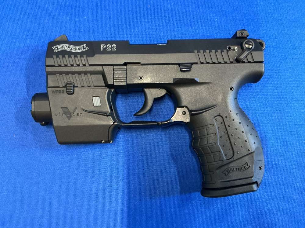 USED Walther P22 Pistol 22lr Viridian WP22 Green Laser L227934 C-img-6