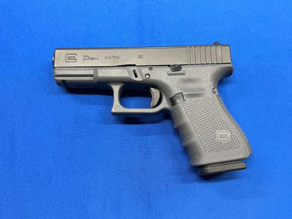 USED Glock G23 Gen 4 40s&w Sniper Grey frame Lefty mag release BBUV240 J-img-2