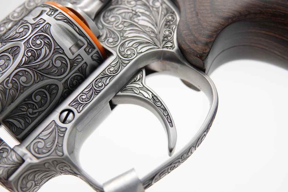 Rare Collectible Custom Engraved Colt King Cobra Target 357 MAG 4.25"-img-33