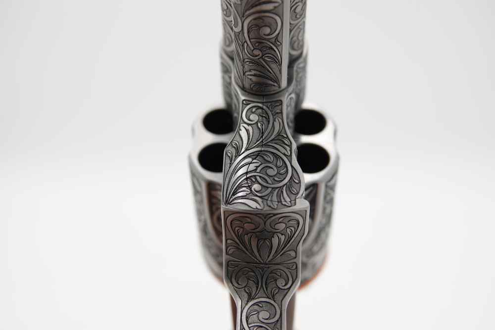 Rare Collectible Custom Engraved Colt King Cobra Target 357 MAG 4.25"-img-24
