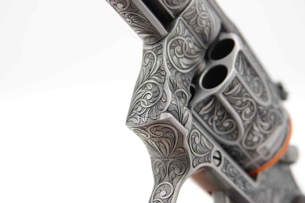 Rare Collectible Custom Engraved Colt King Cobra Target 357 MAG 4.25"-img-23