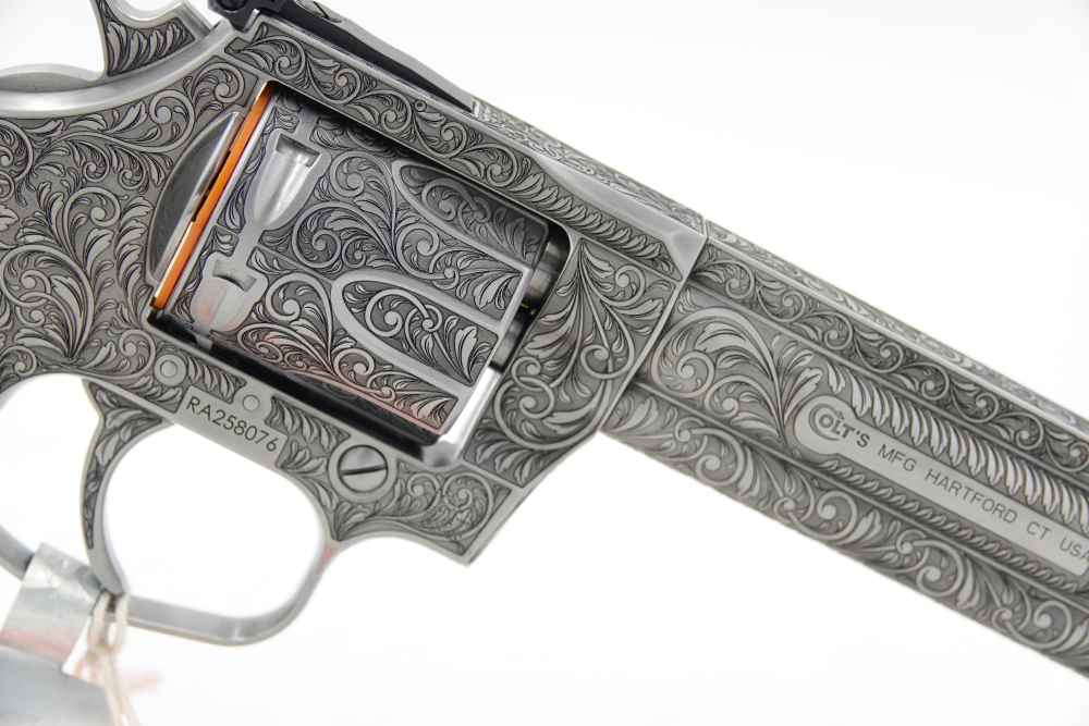 Rare Collectible Custom Engraved Colt King Cobra Target 357 MAG 4.25"-img-14