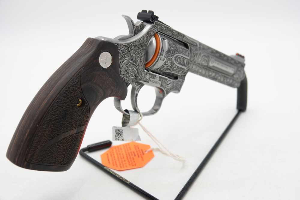 Rare Collectible Custom Engraved Colt King Cobra Target 357 MAG 4.25"-img-10