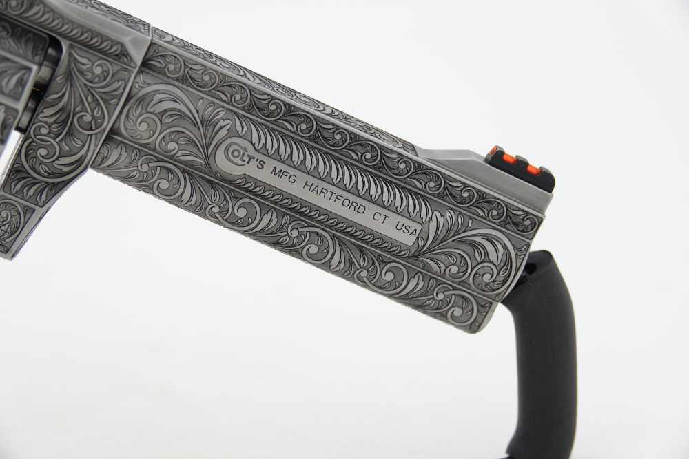 Rare Collectible Custom Engraved Colt King Cobra Target 357 MAG 4.25"-img-13