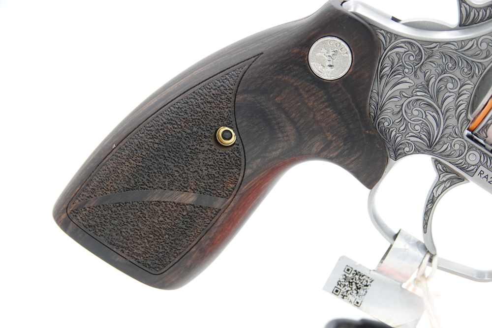 Rare Collectible Custom Engraved Colt King Cobra Target 357 MAG 4.25"-img-16