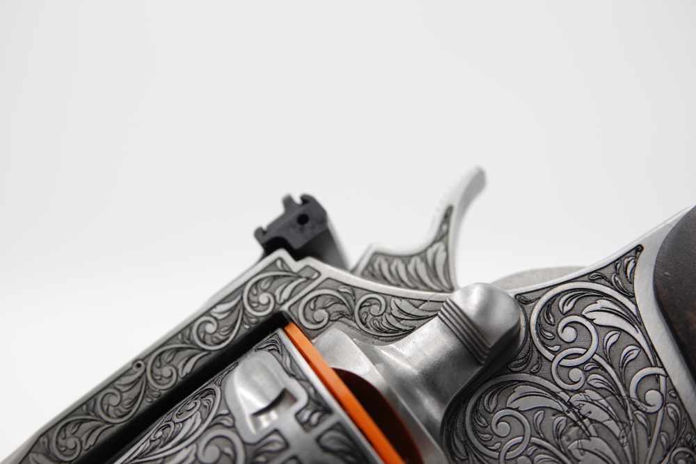 Rare Collectible Custom Engraved Colt King Cobra Target 357 MAG 4.25"-img-32