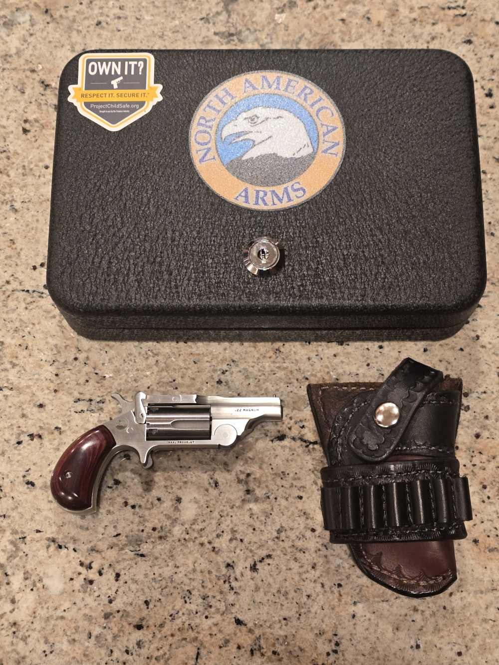 North American Arms NAA Ranger II .22 Mag Holster and Safe-img-0