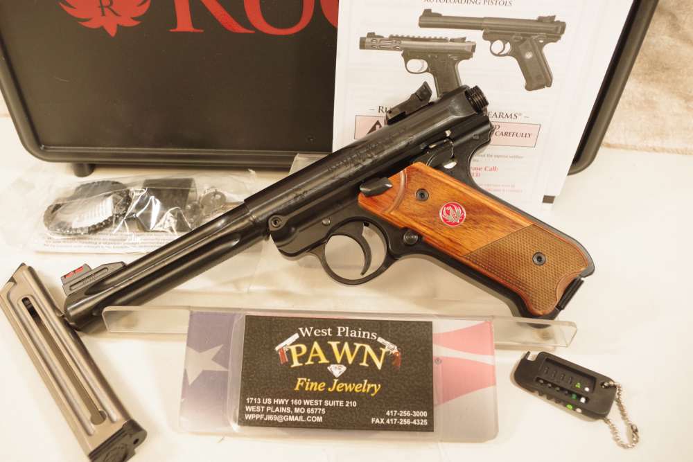NIB RUGER MARK IV HUNTER .22 LR SEMI AUTO PISTOL 10+1 5.5IN 40177-img-1