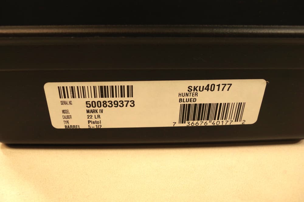 NIB RUGER MARK IV HUNTER .22 LR SEMI AUTO PISTOL 10+1 5.5IN 40177-img-2