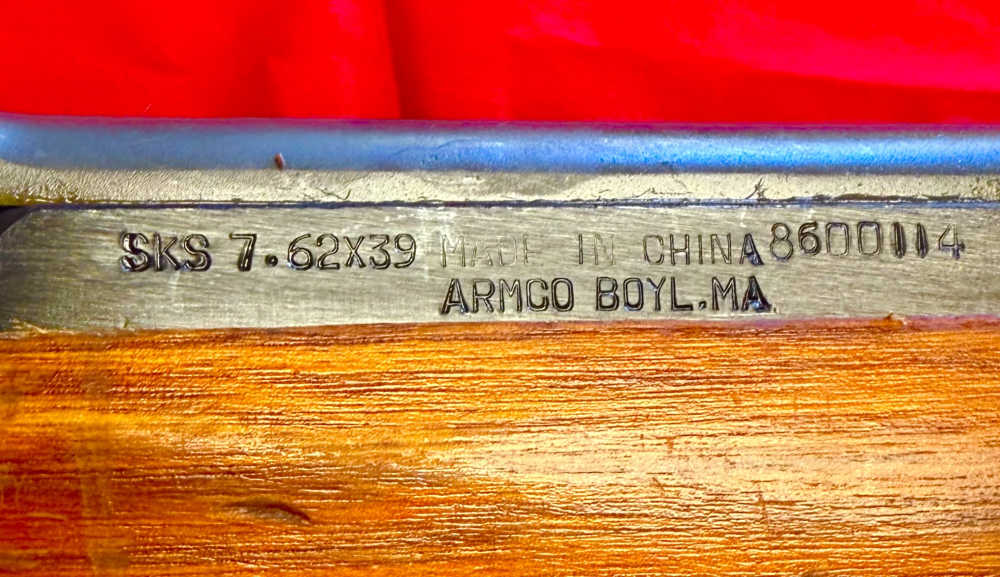 Chinese SKS Rifle Vintage Armco import Norinco 7.62 Penny start semi auto -img-20