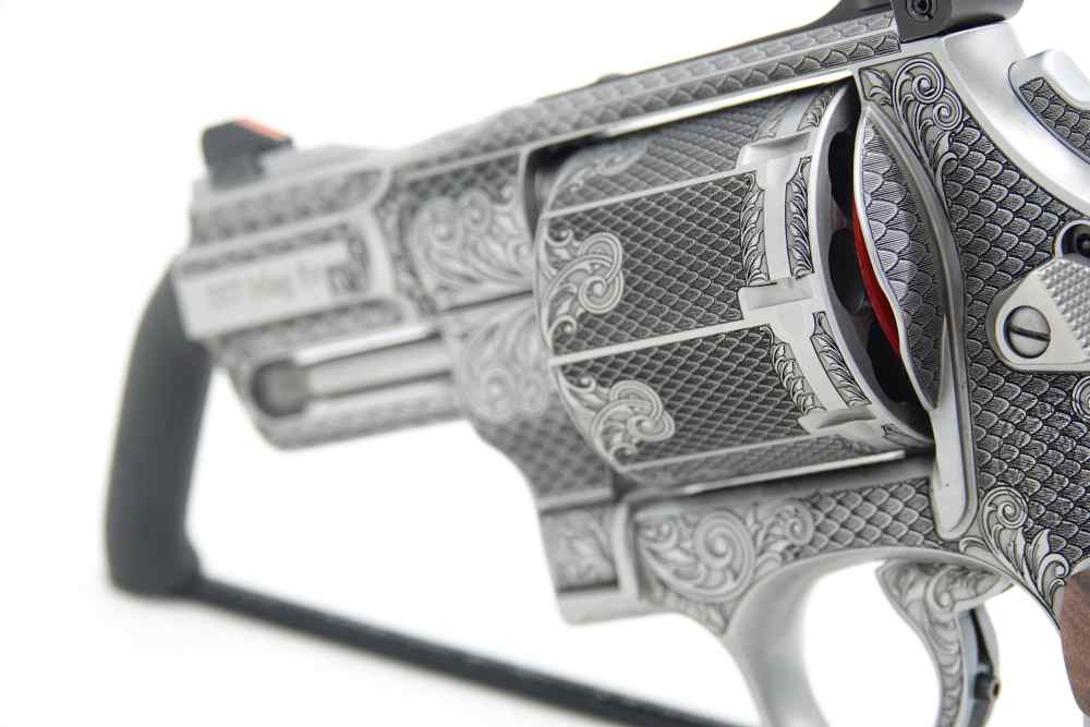 Rare Custom Engraved S&W Smith & Wesson 627 PC 2.625" 357 MAG 8 Round-img-9