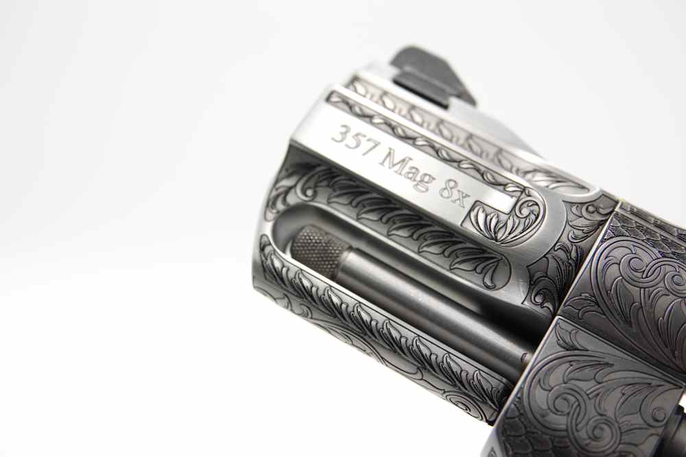 Rare Custom Engraved S&W Smith & Wesson 627 PC 2.625" 357 MAG 8 Round-img-39