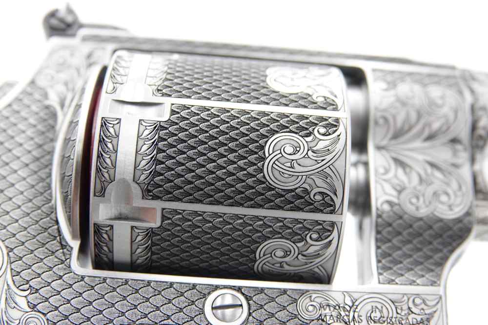 Rare Custom Engraved S&W Smith & Wesson 627 PC 2.625" 357 MAG 8 Round-img-29