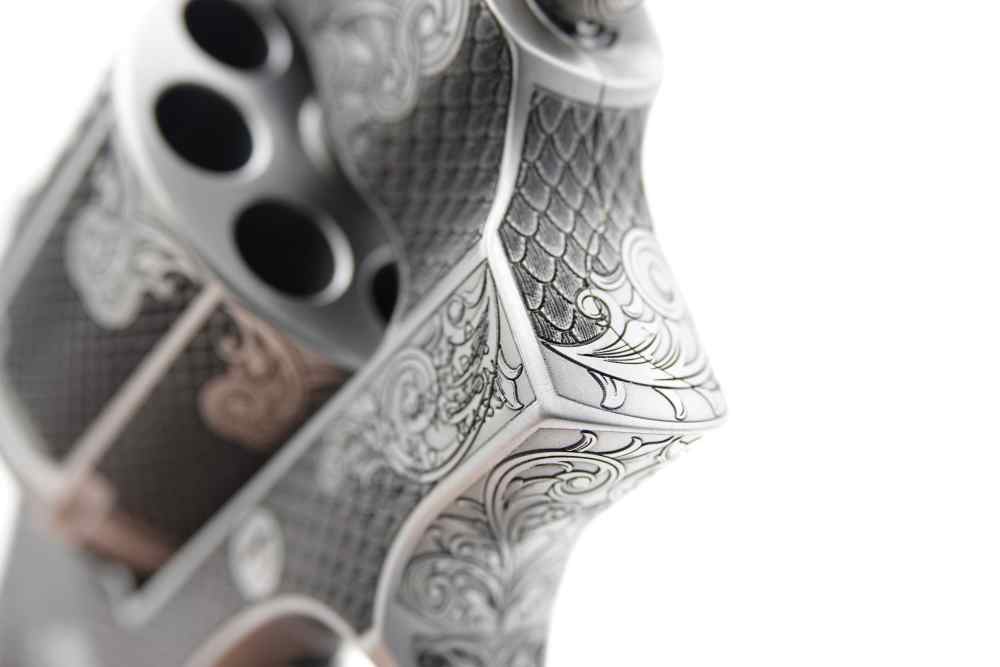 Rare Custom Engraved S&W Smith & Wesson 627 PC 2.625" 357 MAG 8 Round-img-24
