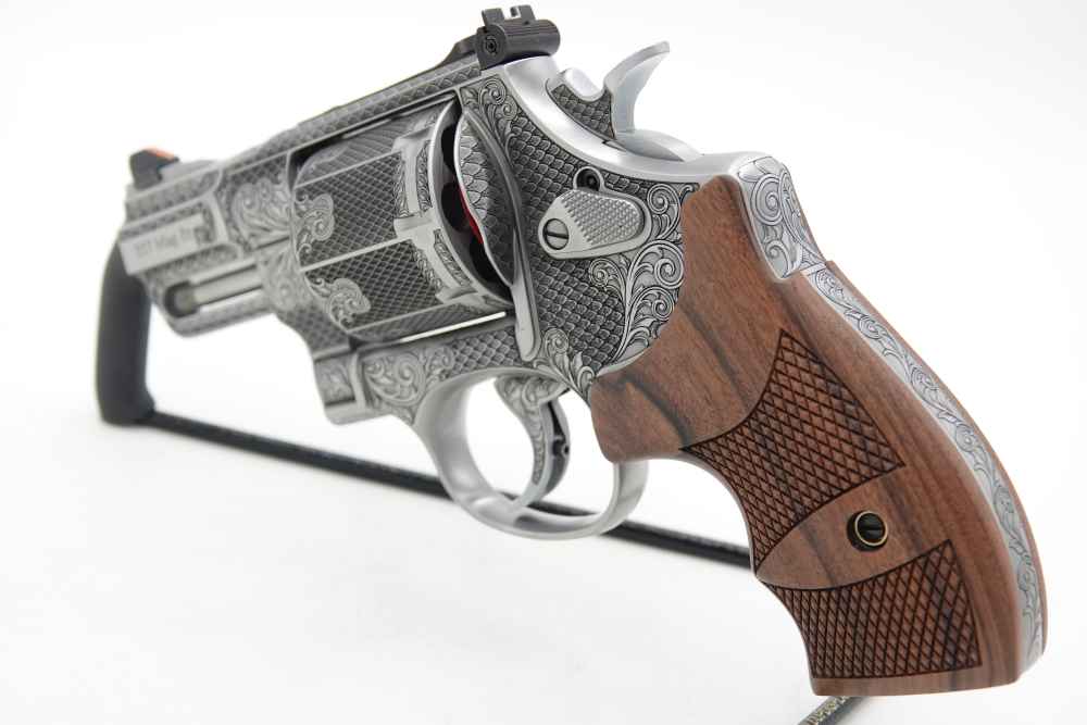 Rare Custom Engraved S&W Smith & Wesson 627 PC 2.625" 357 MAG 8 Round-img-8