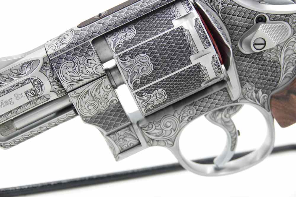 Rare Custom Engraved S&W Smith & Wesson 627 PC 2.625" 357 MAG 8 Round-img-5