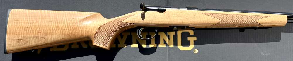 Browning T-Bolt Sporter Maple .22LR AAAA Maple 22" NIB Nice Wood-img-4