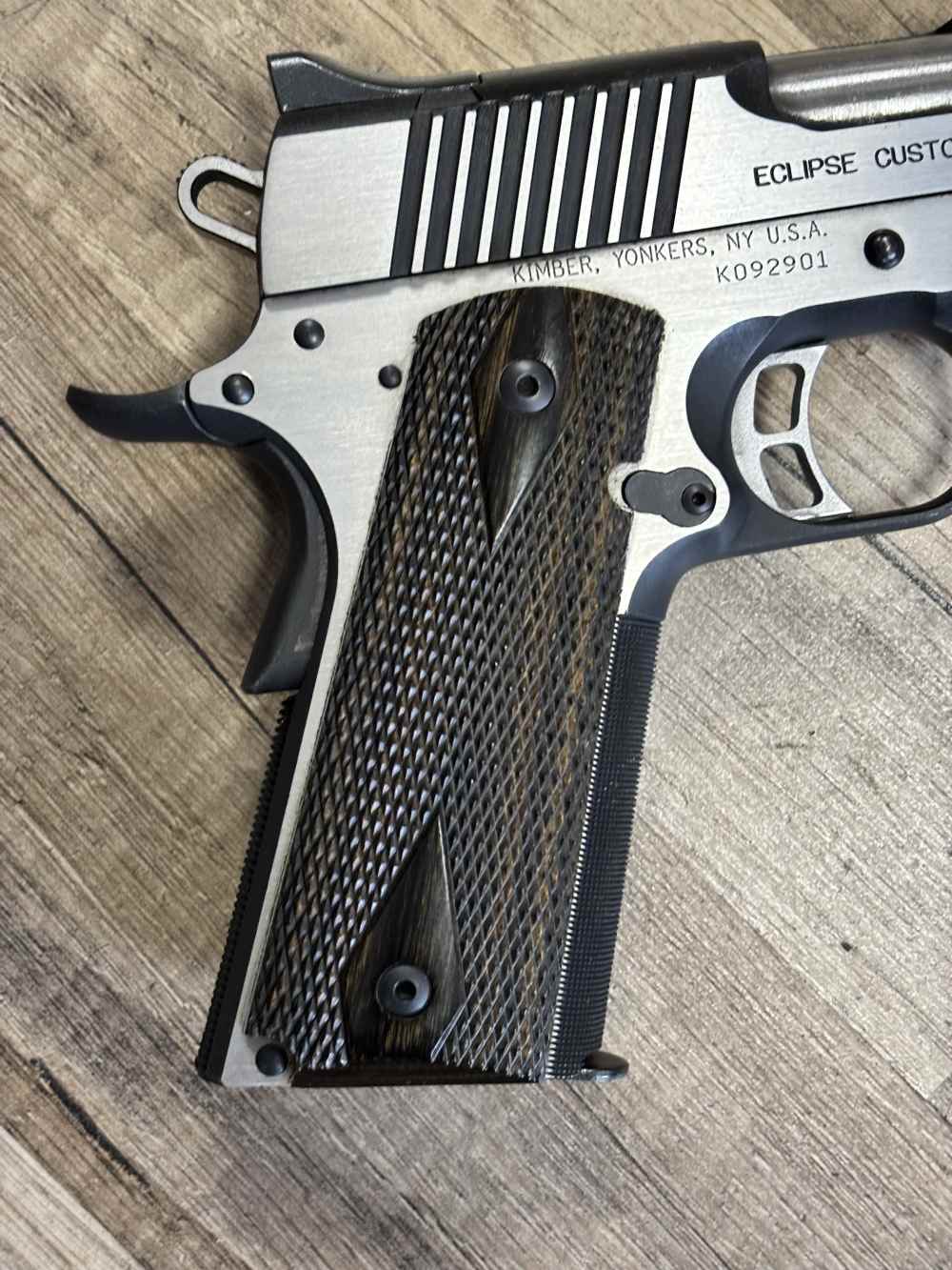 KIMBER ECLIPSE CUSTOM II STAINLESS 45 ACP . NO RESERVE -img-3