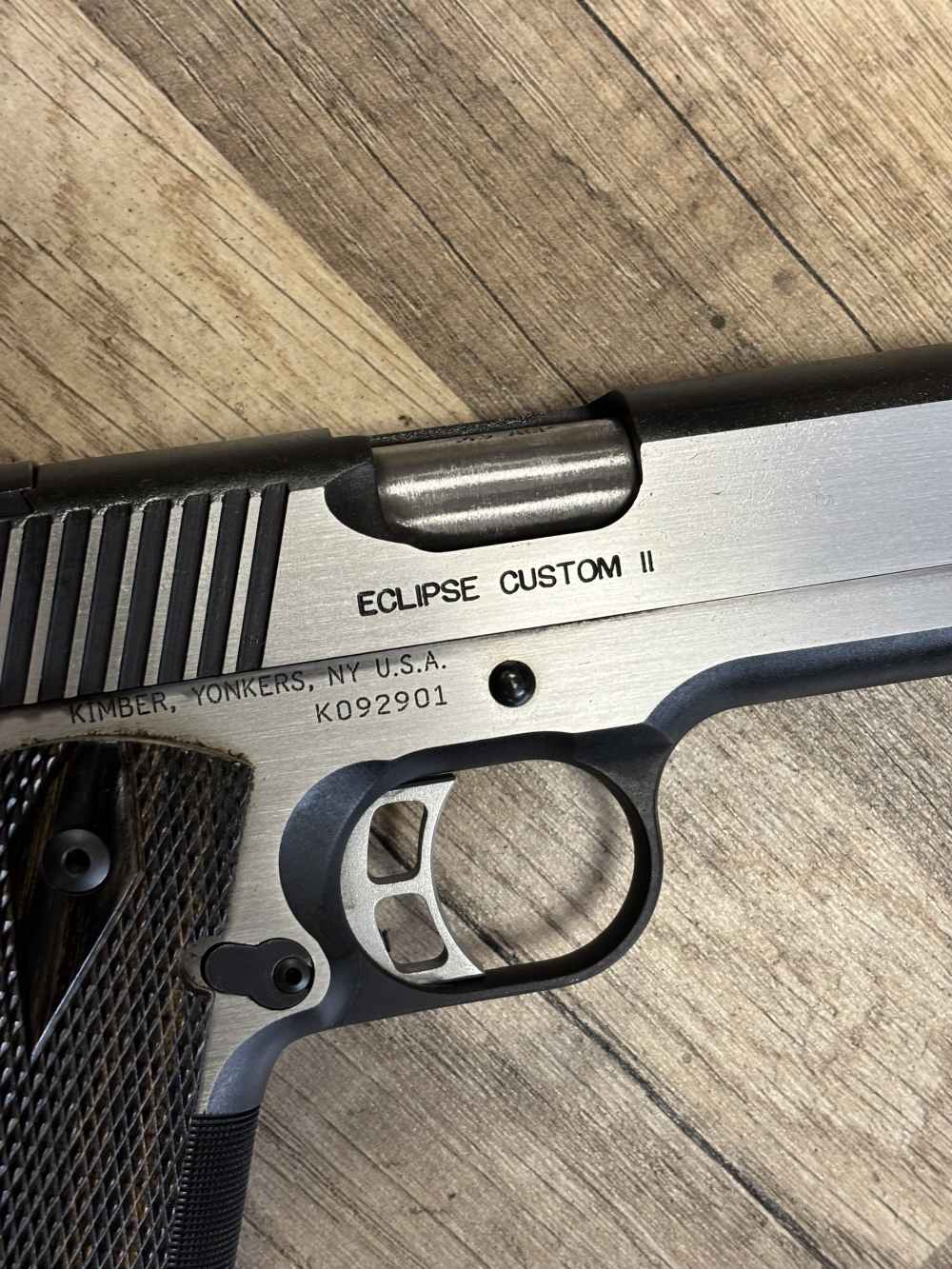 KIMBER ECLIPSE CUSTOM II STAINLESS 45 ACP . NO RESERVE -img-5