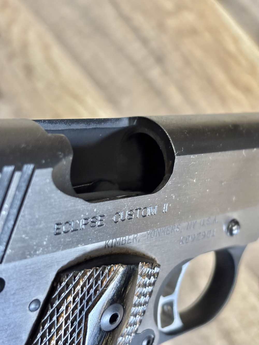 KIMBER ECLIPSE CUSTOM II STAINLESS 45 ACP . NO RESERVE -img-18