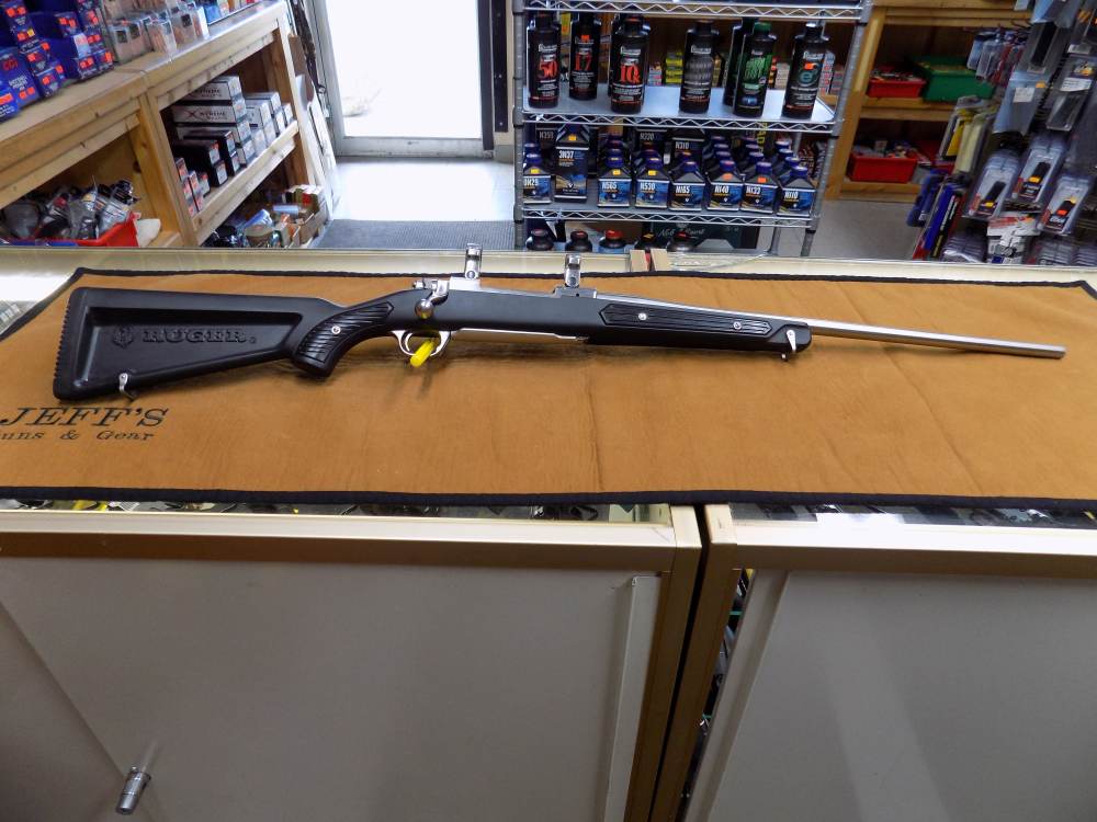 Ruger M77 MKII Zytel Paddle Stock Stainless 30-06 Bolt Action Rifle 22" BBL-img-0