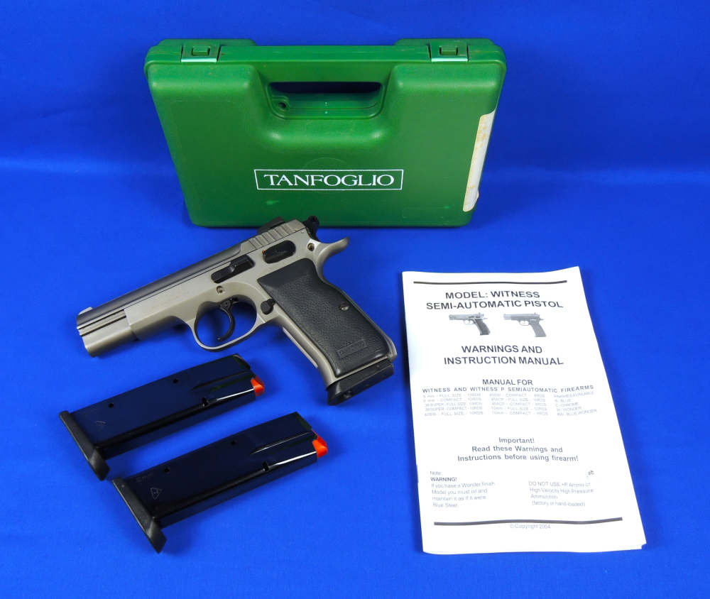 Tanfoglio EAA Witness 10MM Pistol with Case, Extra Magazines and Ammo  -img-31