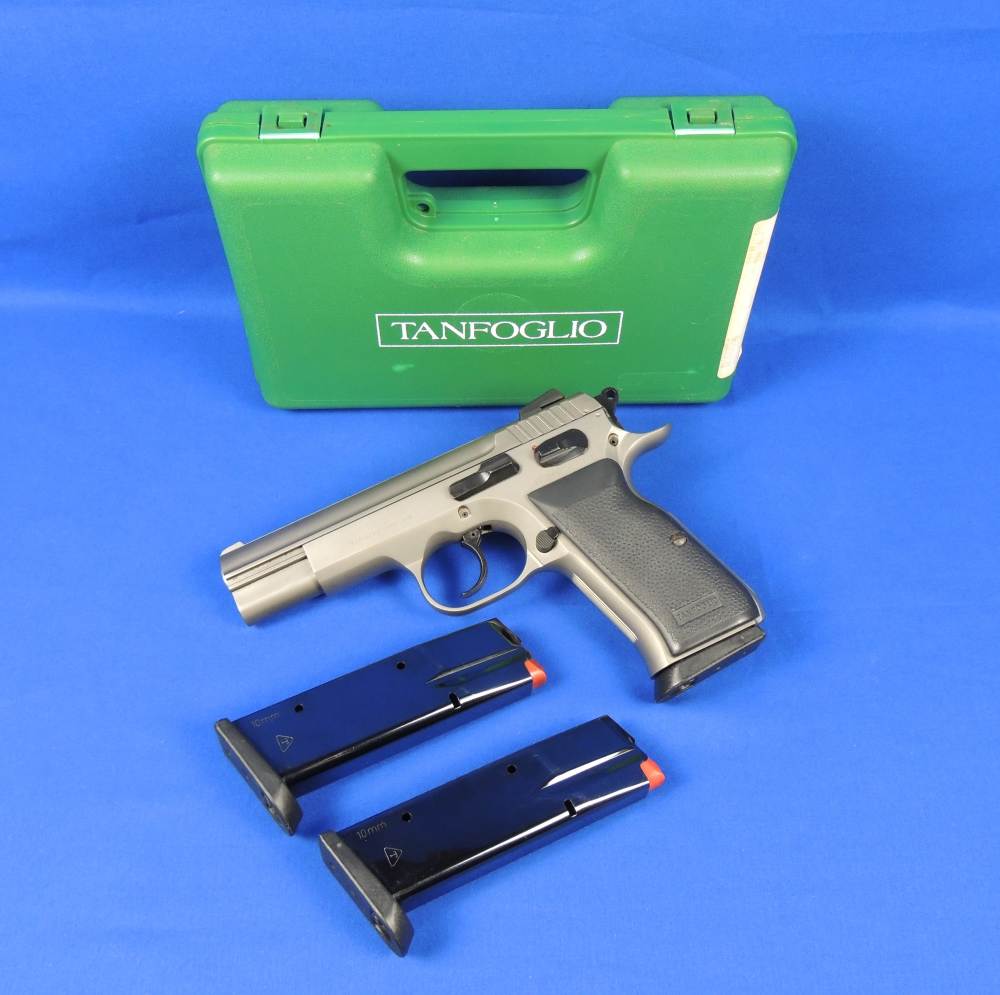 Tanfoglio EAA Witness 10MM Pistol with Case, Extra Magazines and Ammo  -img-30