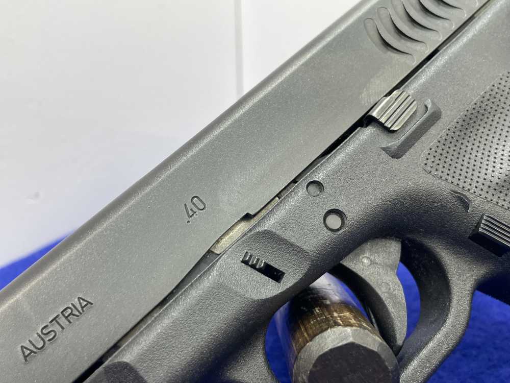 2009 Glock 22RTF .40 S&W 4.49" Blk *DESIRABLE FISH SCALE SLIDE SERRATIONS*-img-13