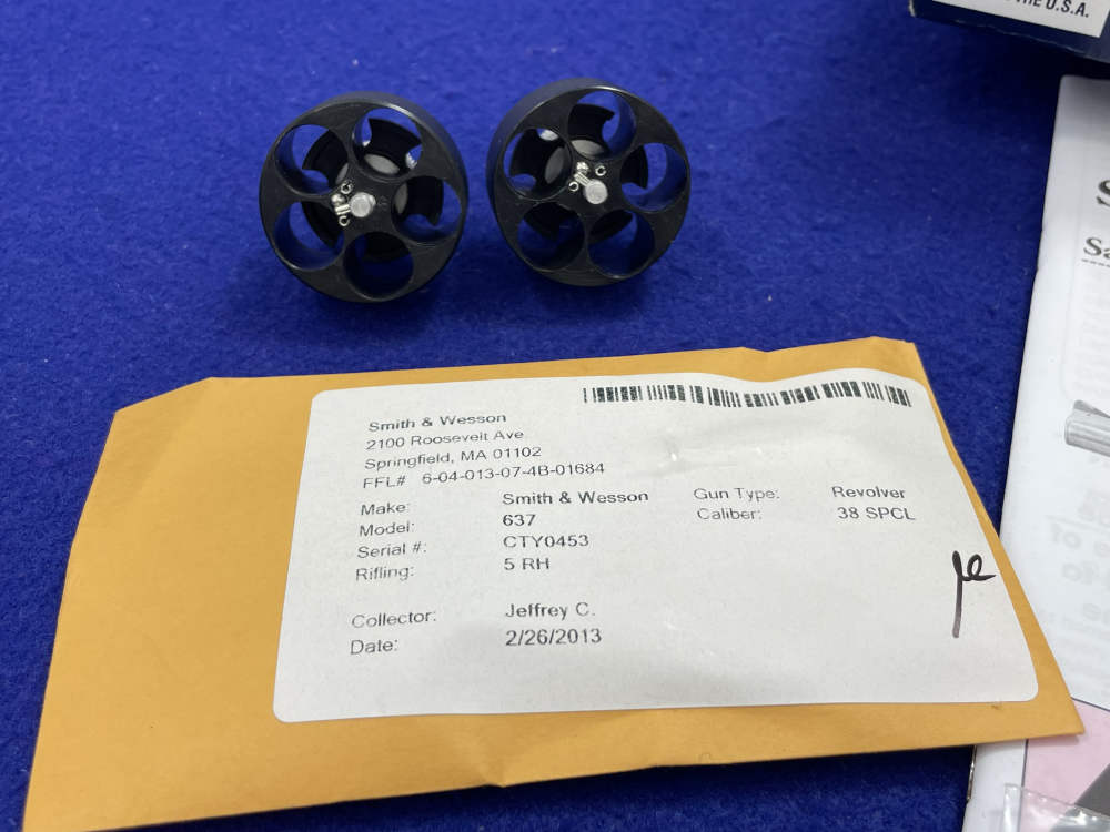 2013 Smith & Wesson 637-2 Airweight .38 Spl+P 1.875" *ULTRA-LIGHT REVOLVER*-img-5