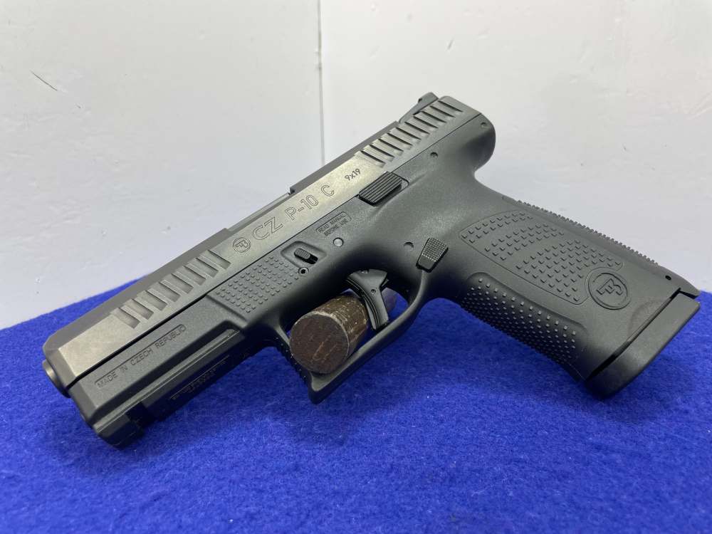 2020 CZ P-10 C 9mm 4.02" Black *HIGHLY RELIABLE SEMI-AUTOMATIC PISTOL*-img-6