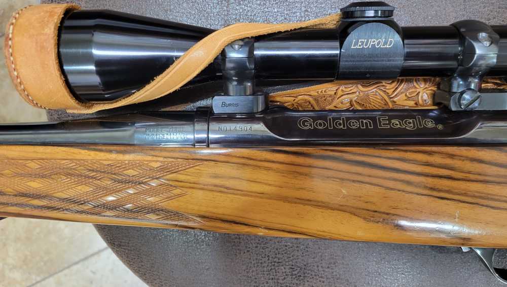 Golden Eagle Model 7000 7mm Mag Rifle W/Leupold 3x9 Vari X II-img-2