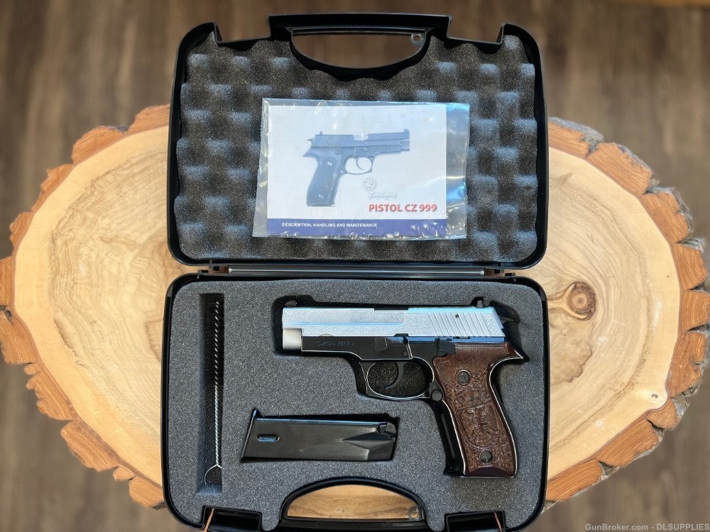 ZASTAVA ARMS CZ999 HARD CHROME FINISH HAND ENGRAVED 4.25" BBL 9MM-img-5