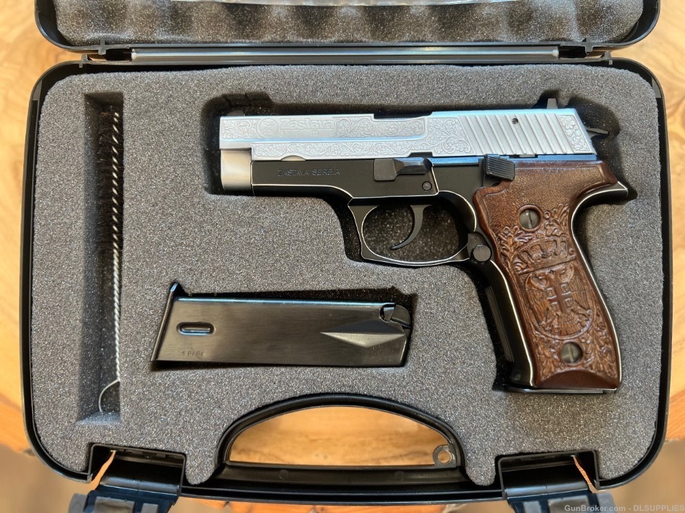 ZASTAVA ARMS CZ999 HARD CHROME FINISH HAND ENGRAVED 4.25" BBL 9MM-img-8