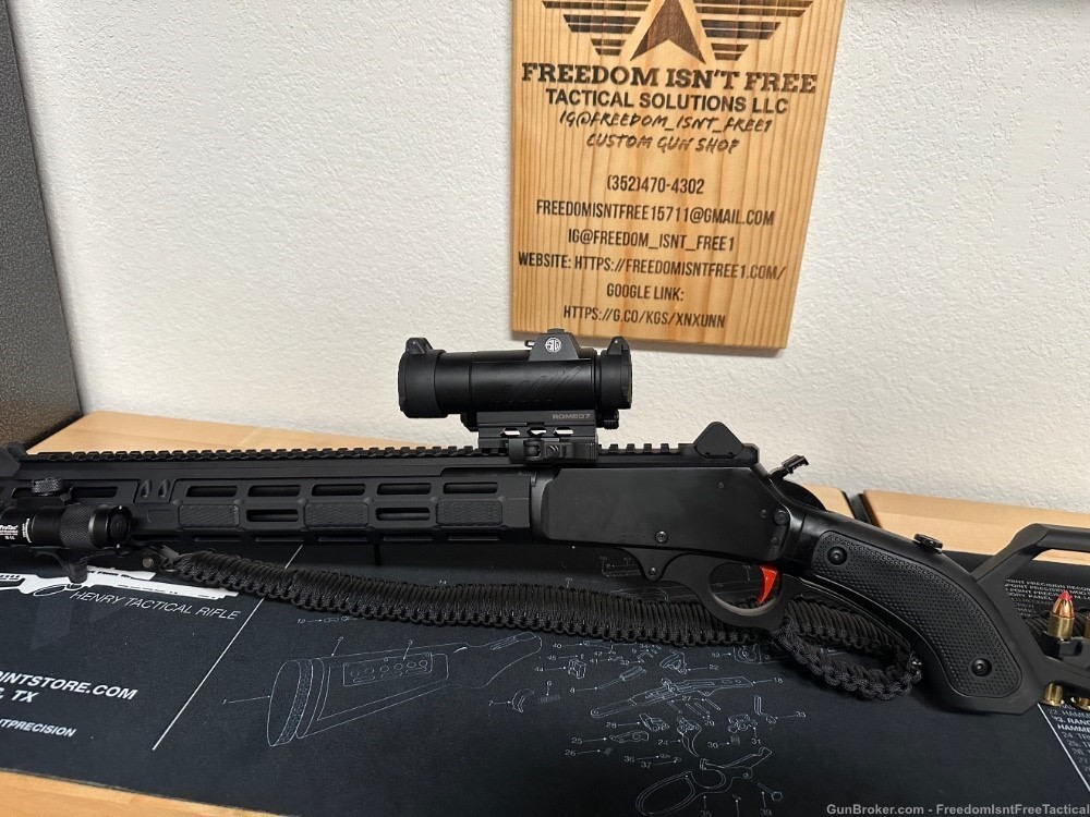 Custom Marlin Dark 1895 45-70 Tactical Lever Gun-img-6