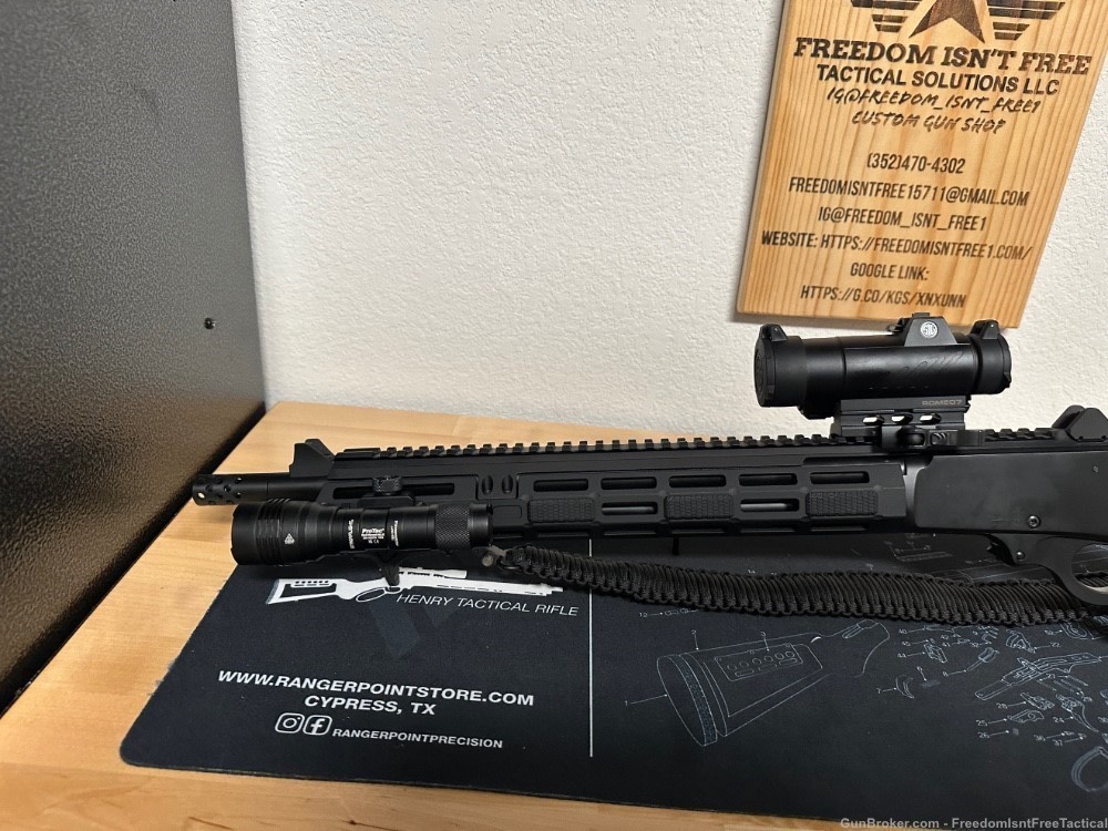 Custom Marlin Dark 1895 45-70 Tactical Lever Gun-img-7