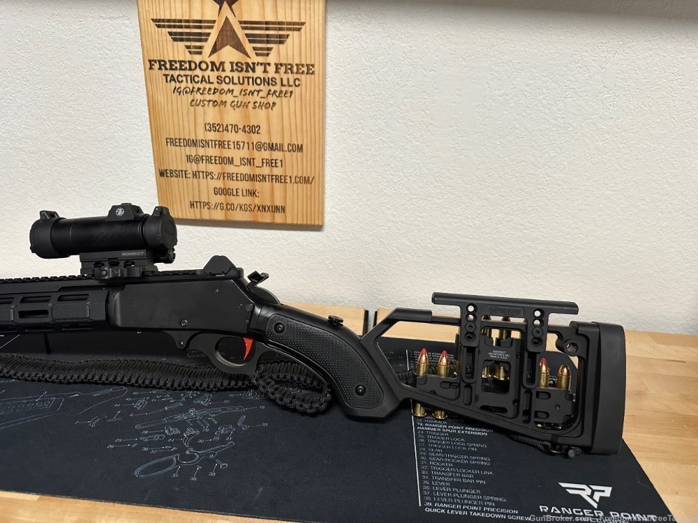 Custom Marlin Dark 1895 45-70 Tactical Lever Gun-img-5