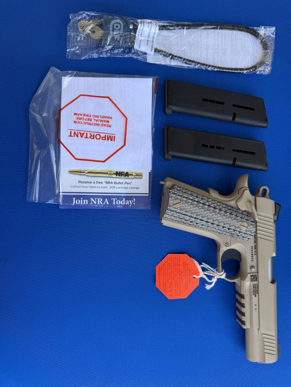 2013 Colt 1911 CQB USMC Roll Marked 45ACP with Original Box & Papers 100% -img-7