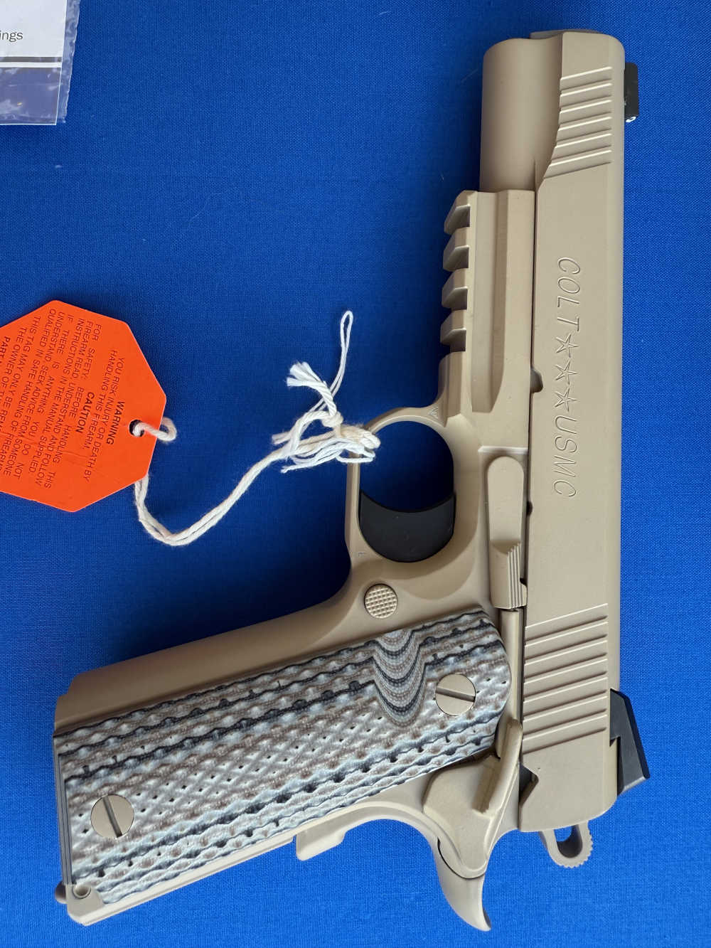 2013 Colt 1911 CQB USMC Roll Marked 45ACP with Original Box & Papers 100% -img-5
