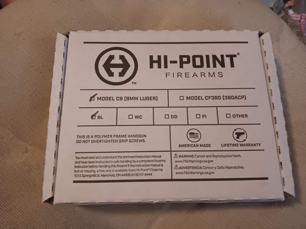 HI POINT C9 9MM  PRICE DROP-LOW SHIPPING-img-0